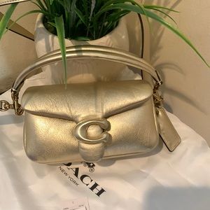 Coach Gold Shoulder Bag